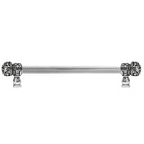 Carpe Diem Hardware - Juliane Grace 12'' O.C. Approx w/ 5/8'' Reeded Center Long Pull Small Finial w/ 52 Swarovski Crystals - Chalice