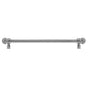 Carpe Diem Hardware - Juliane Grace 18'' O.C Approx w/ 5/8'' Reeded Center Long Pull Small Finial w/ 52 Swarovski Crystals - Soft Gold