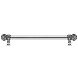 Carpe Diem Hardware - Juliane Grace 22'' O.C. Approx w/ 5/8'' Smooth Center Long Pull Small Finial w/ 52 Swarovski Crystals - Chalice