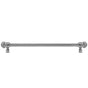 Carpe Diem Hardware - Juliane Grace 22'' O.C. Approx w/ 5/8'' Reeded Center Long Pull Small Finial w/ 52 Swarovski Crystals - Soft Gold
