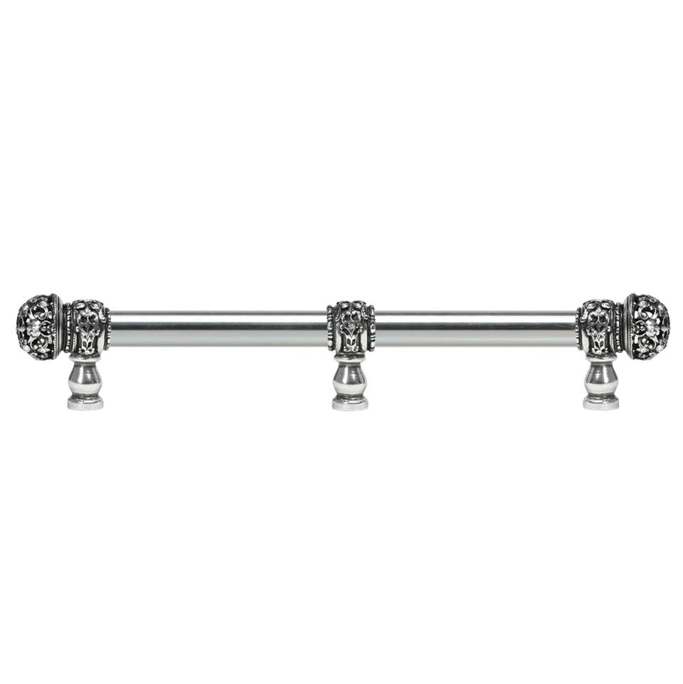 Carpe Diem Hardware - Juliane Grace 12'' O.C. Approx w/ 5/8'' Smooth Center Long Pull Small Finial w/ 61 Swarovski Crystals w/ Center Brace - Chalice