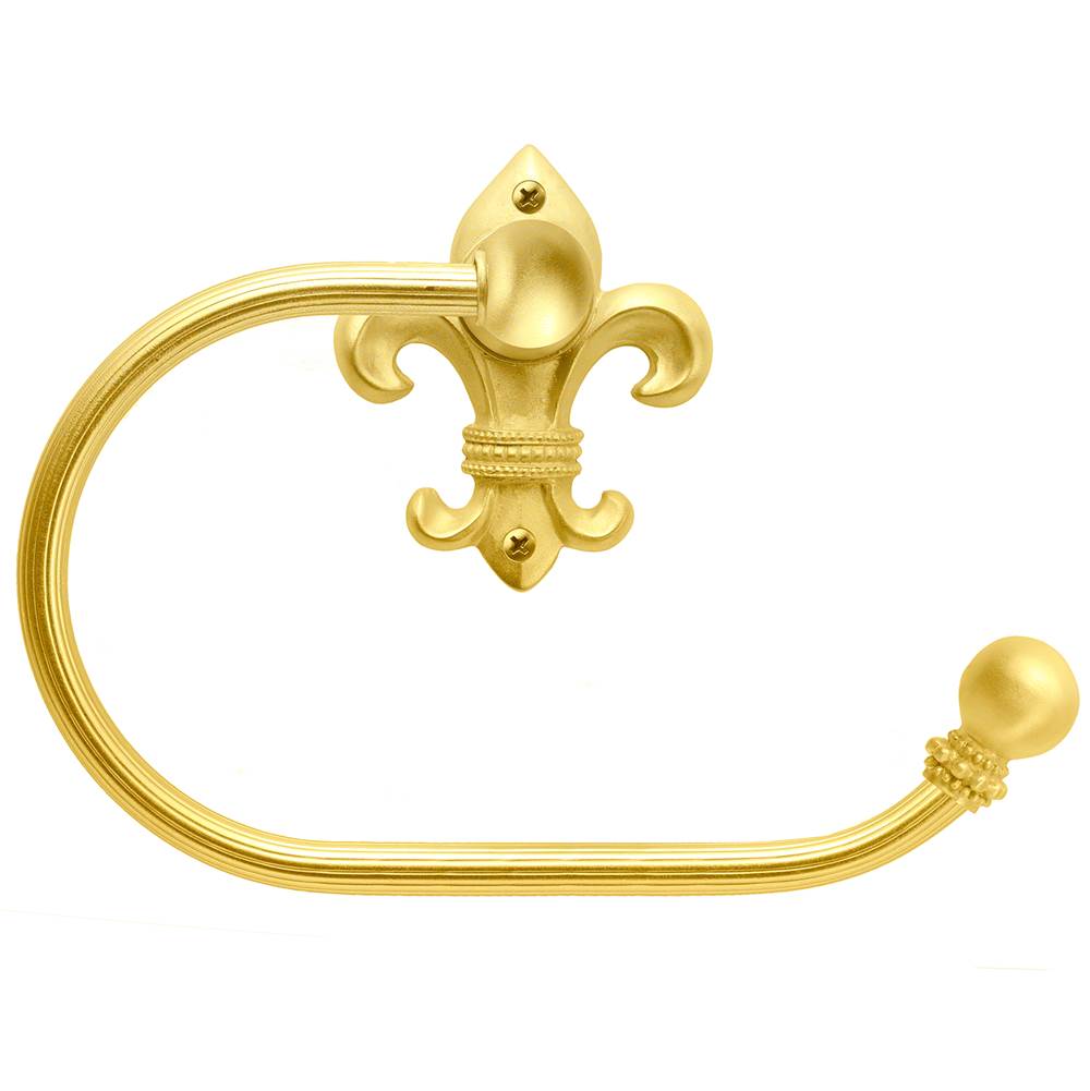 Carpe Diem Hardware - Charlemagne Swing Tissue Reeded Ring Right - Gilded Mercury
