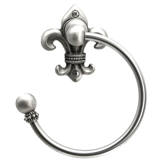 Carpe Diem Hardware - Charlemagne Swing Towel Smooth Ring Left - Soft Gold