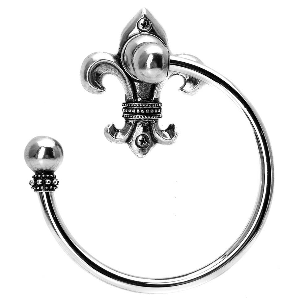 Carpe Diem Hardware - Charlemagne Swing Towel Smooth Ring Left - Chalice