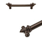 Carpe Diem Hardware - Charlemagne 6'' O.C. Approx w/ 5/8'' Smooth Center Long Pull w/ Large Fleur De Lys - Chalice