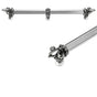 Carpe Diem Hardware - Charlemagne 22'' O.C. (Approximately) With 5/8'' Reeded Center Long Pull With Large Fleur De Lys With Center Brace - Chalice