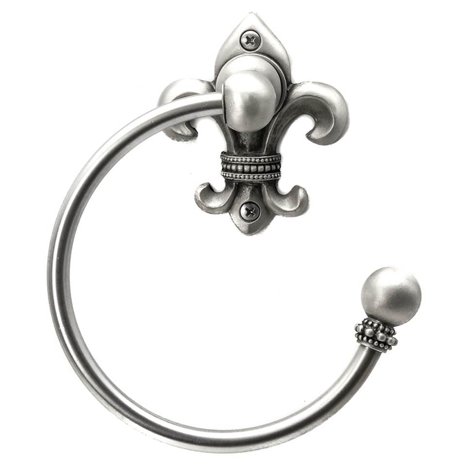Carpe Diem Hardware - Charlemagne Swing Towel Smooth Ring Right - Soft Gold