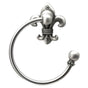 Carpe Diem Hardware - Charlemagne Swing Towel Smooth Ring Right - Soft Gold
