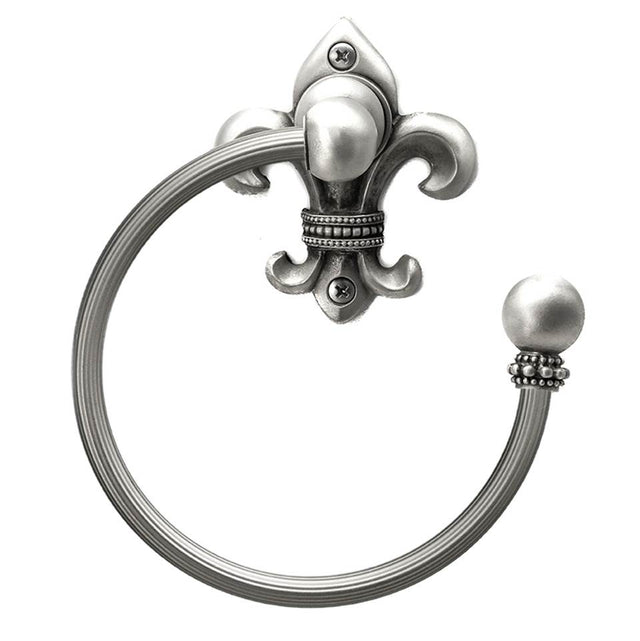 Carpe Diem Hardware - Charlemagne Swing Towel Reeded Ring Right - Chalice