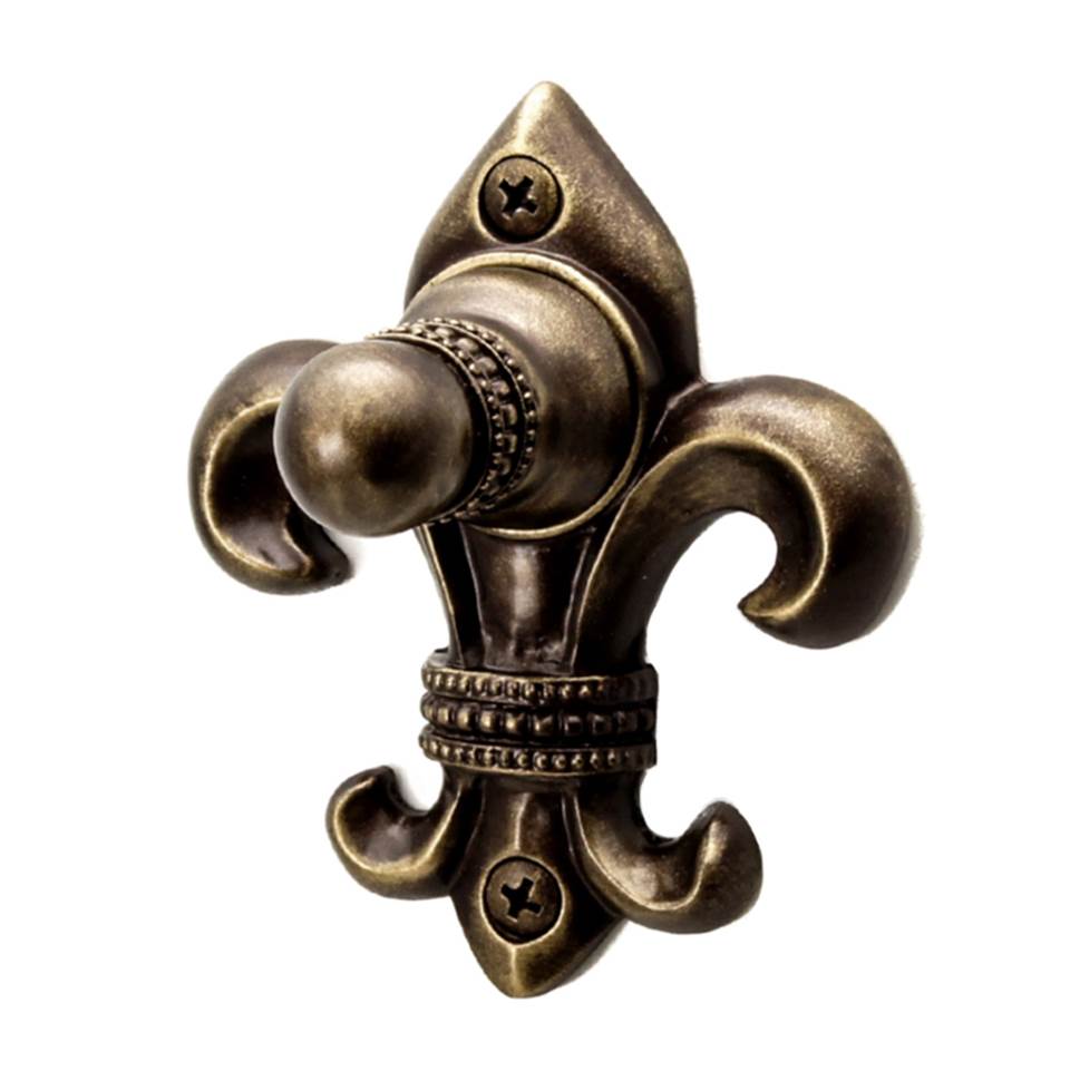 Carpe Diem Hardware - Charlemagne Large Hook - Antique Brass