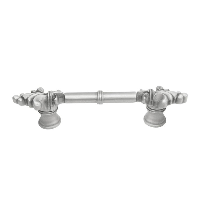 Carpe Diem Hardware - Charlemagne Classic 3'' O.C. Pull w/ Small Fleur De Lys On Ends - Platinum