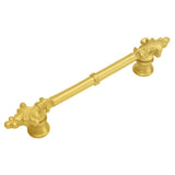 Charlemagne Classic 4'' O.C. Pull w/ Small Fleur De Lys On Ends