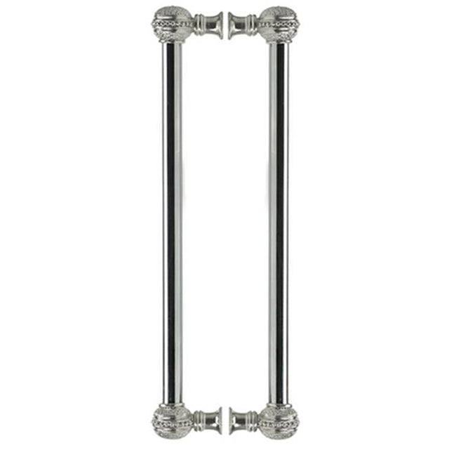Carpe Diem Hardware - Millennium Back To Back 12'' O.C. Approx w/ 5/8'' Reeded Center Long Pull - Chalice