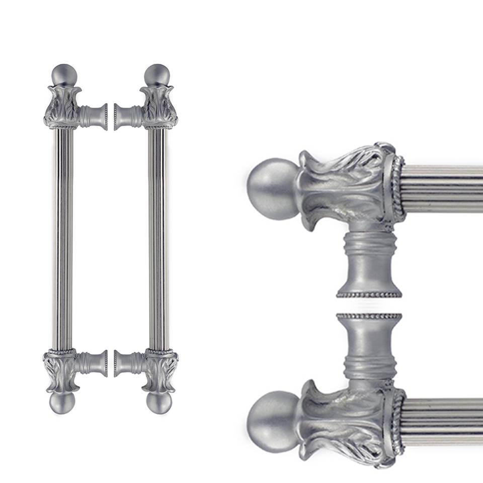 Carpe Diem Hardware - Acanthus Back To Back 6'' O.C. {Approx.} w/ 5/8'' Reeded Center Long Pull Romanesque Style - Chalice