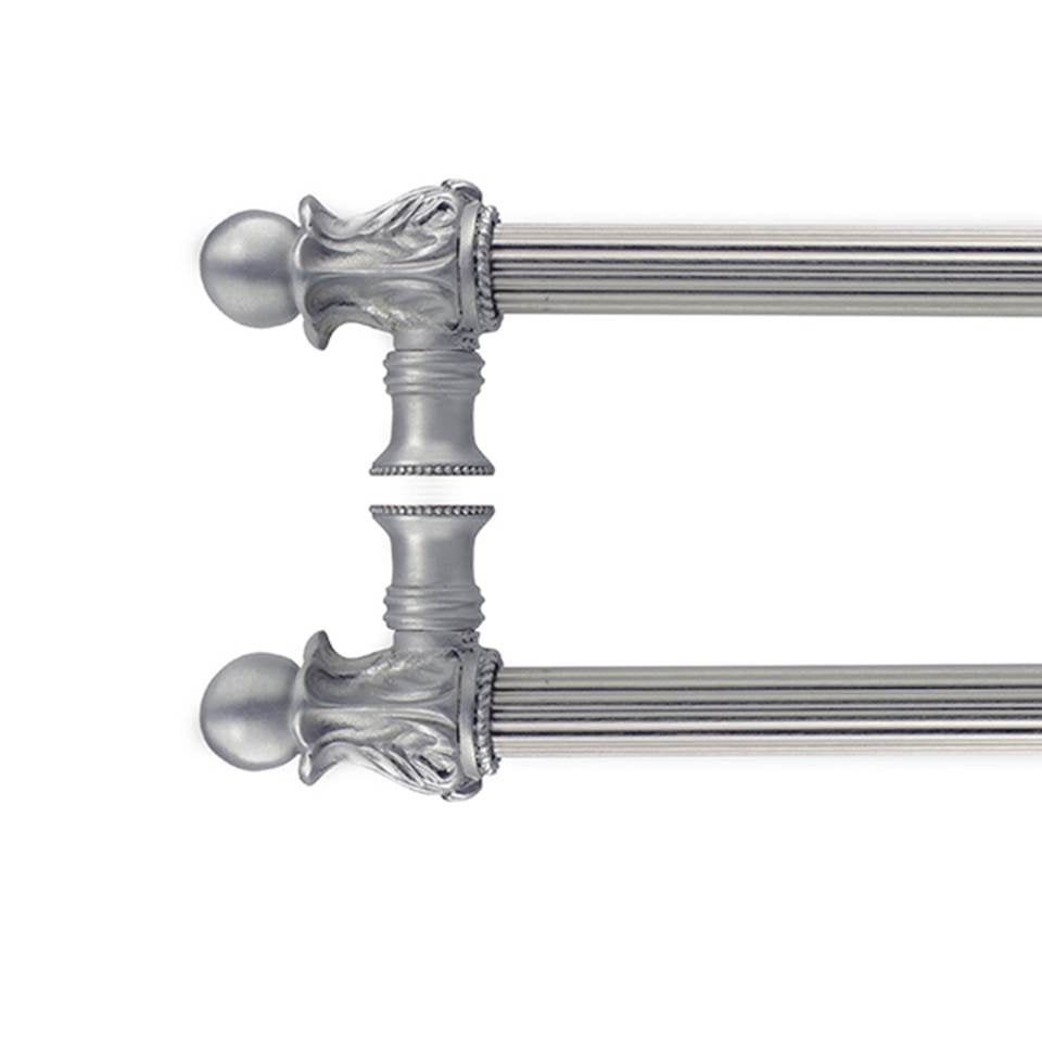 Acanthus Back To Back 6'' O.C. {Approx.} w/ 5/8'' Reeded Center Long Pull Romanesque Style