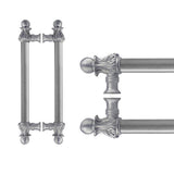 Carpe Diem Hardware - Acanthus Back To Back 9'' O.C. {Approx.} w/ 5/8'' Smooth Center Long Pull Romanesque Style - Chalice