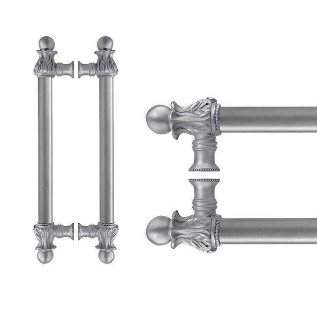 Carpe Diem Hardware - Acanthus Back To Back 9'' O.C. {Approx.} w/ 5/8'' Smooth Center Long Pull Romanesque Style - Chalice