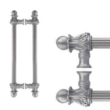 Carpe Diem Hardware - Acanthus Back To Back 9'' O.C. {Approx.} w/ 5/8'' Reeded Center Long Pull Romanesque Style - Chalice