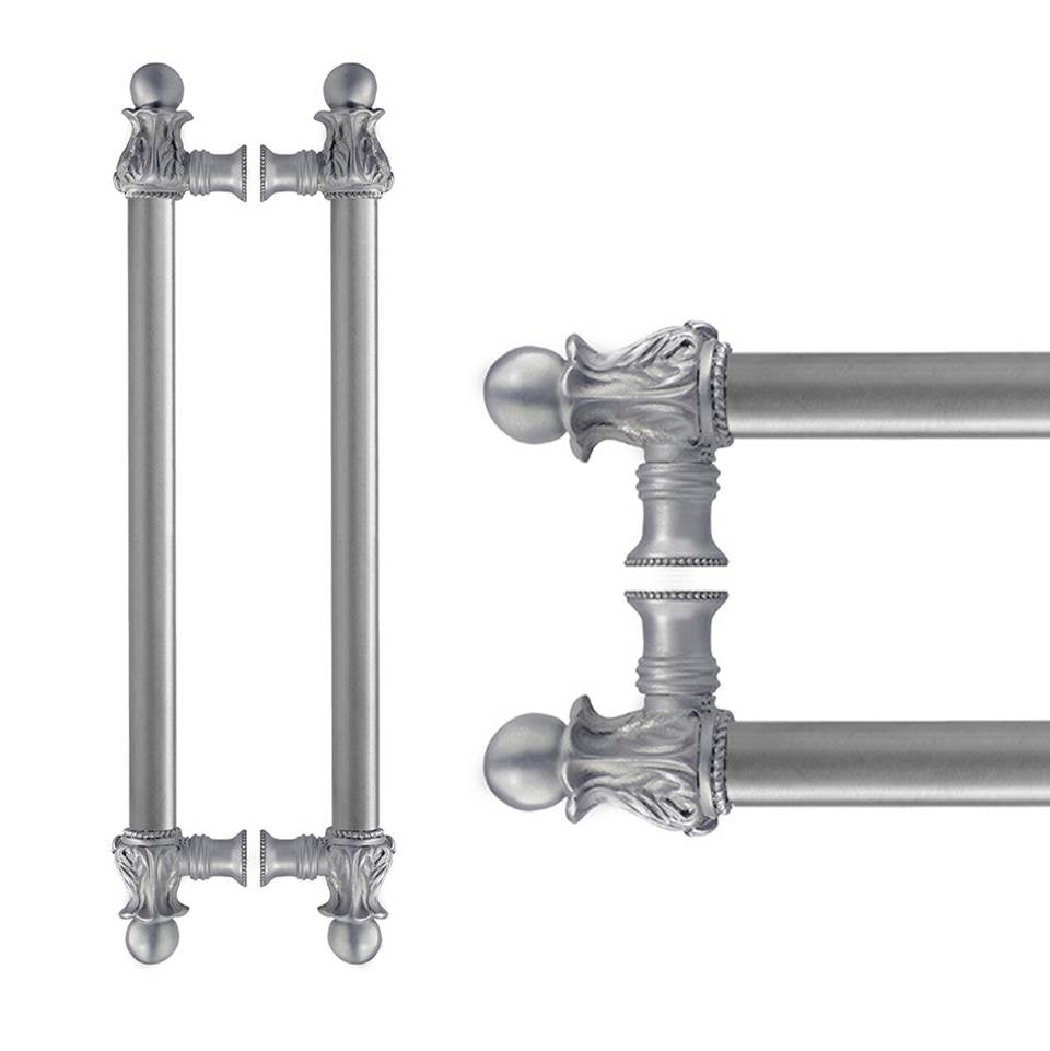 Carpe Diem Hardware - Acanthus Back To Back 12'' O.C. {Approx.} w/ 5/8'' Smooth Center Long Pull Romanesque Style - Chalice