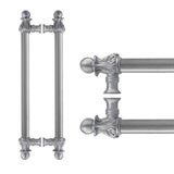Carpe Diem Hardware - Acanthus Back To Back 12'' O.C. {Approx.} w/ 5/8'' Smooth Center Long Pull Romanesque Style - Chalice