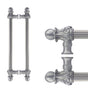 Carpe Diem Hardware - Acanthus Back To Back 12'' O.C. {Approx.} w/ 5/8'' Reeded Center Long Pull Romanesque Style - Chalice