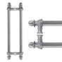 Carpe Diem Hardware - Acanthus Back To Back 18'' O.C. {Approx.} w/ 5/8'' Smooth Center Long Pull Romanesque Style - Chalice