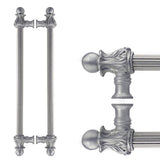 Carpe Diem Hardware - Acanthus Back To Back 18'' O.C. {Approx.} w/ 5/8'' Reeded Center Long Pull Romanesque Style - Chalice