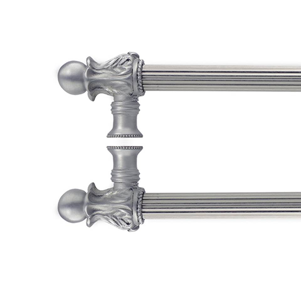 Acanthus Back To Back 18'' O.C. {Approx.} w/ 5/8'' Reeded Center Long Pull Romanesque Style