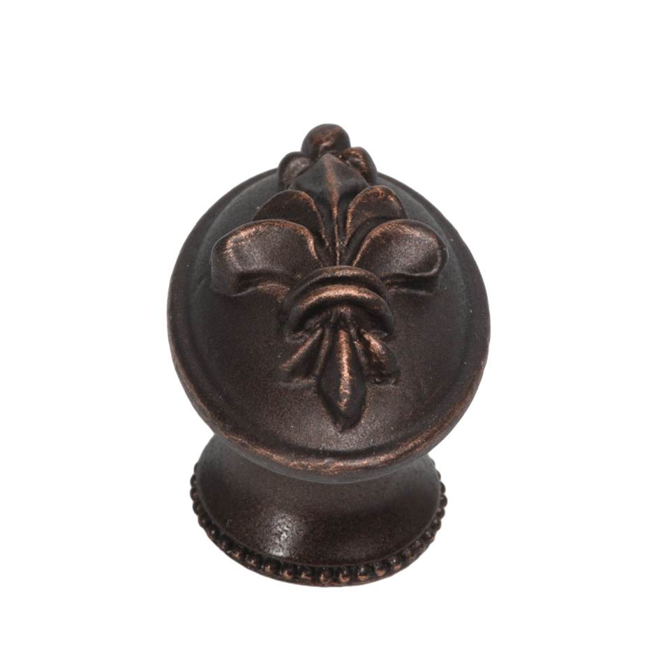 Carpe Diem Hardware - Charlemagne Oval Knob - Oil Rubbed Bronze