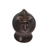 Carpe Diem Hardware - Charlemagne Oval Knob - Oil Rubbed Bronze