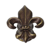 Carpe Diem Hardware - Charlemagne Knob In Antique Brass. - Antique Brass