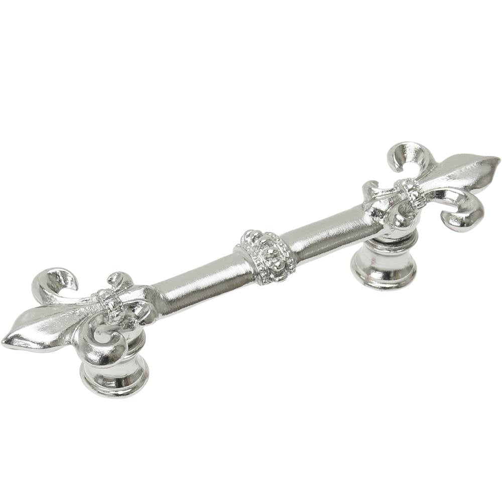 Charlemagne 3'' O.C. Pull w/ Large Fleur De Lys