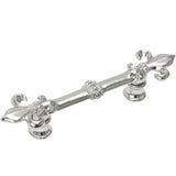 Charlemagne 3'' O.C. Pull w/ Large Fleur De Lys