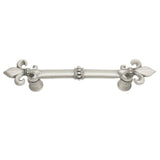 Carpe Diem Hardware - Charlemagne 4'' O.C. Pull w/ Large Fleur De Lys - Chrysalis