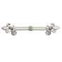 Carpe Diem Hardware - Charlemagne 4'' O.C. Pull w/ Large Fleur De Lys - Chrysalis
