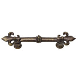 Charlemagne 4'' O.C. Pull w/ Large Fleur De Lys