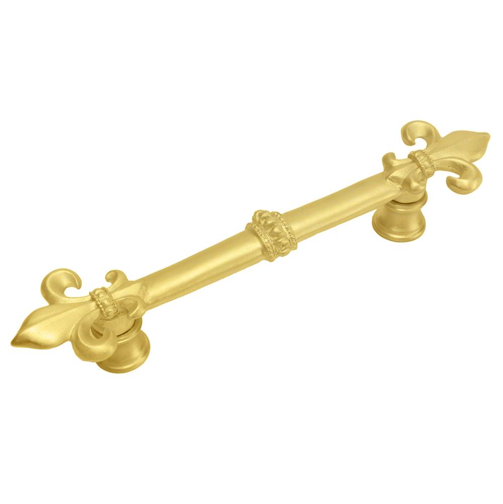 Charlemagne 4'' O.C. Pull w/ Large Fleur De Lys