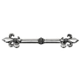 Charlemagne 4'' O.C. Pull w/ Large Fleur De Lys