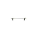 Carpe Diem Hardware - Charlemagne 6'' O.C. Approx w/ 1/2'' Smooth Center Long Pull w/ Large Fleur De Lys - Chalice