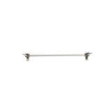 Carpe Diem Hardware - Charlemagne 12'' O.C. Approx w/ 1/2'' Smooth Center Long Pull w/ Large Fleur De Lys - Chalice