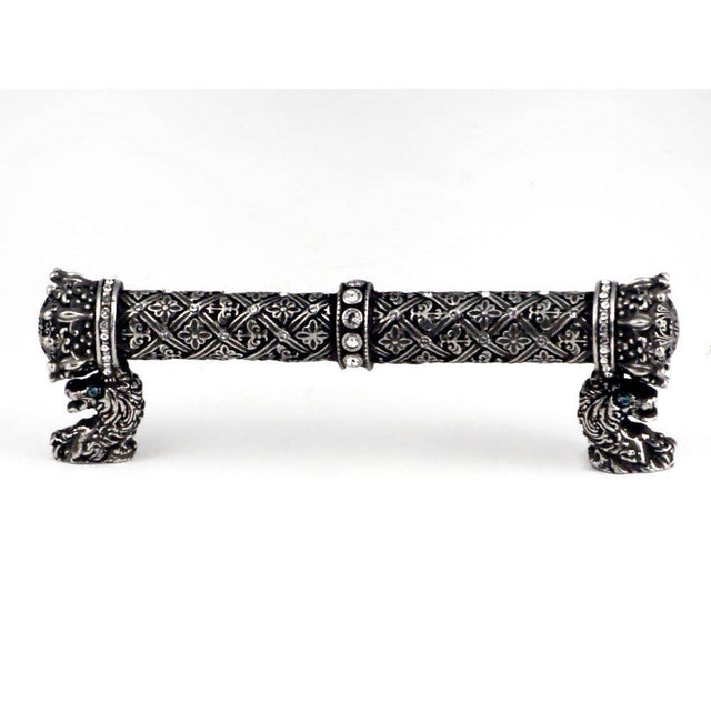 Carpe Diem Hardware - Queen Anne 4'' O.C. Pull w/ Swarovski Crystals - Chalice