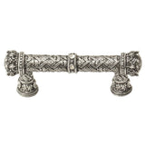 Carpe Diem Hardware - Carpe Diem 6130-9C Crowning Glory Queen Anne Chalice Queen Anne 3'' O.C. Pull W/ Swarovski Crystals - Chalice