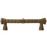 Carpe Diem 6132-3C Crowning Glory Queen Anne Antique Brass Queen Anne 5'' O.C. Pull W/ Swarovski Crystals