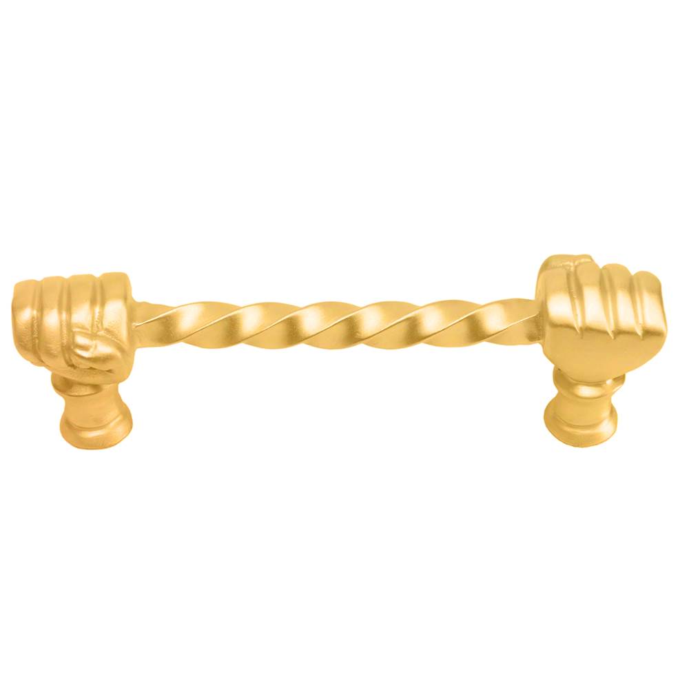 Carpe Diem Hardware - Carpe Diem Large Fist 4'' O.C. Pull - Gilded Mercury