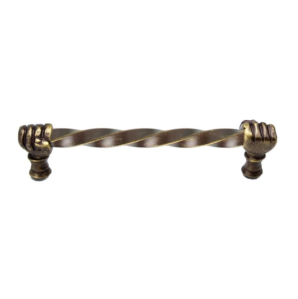 Carpe Diem Hardware - Carpe Diem Fist 6'' O.C. Approximately Long Pull - Gilded Mercury