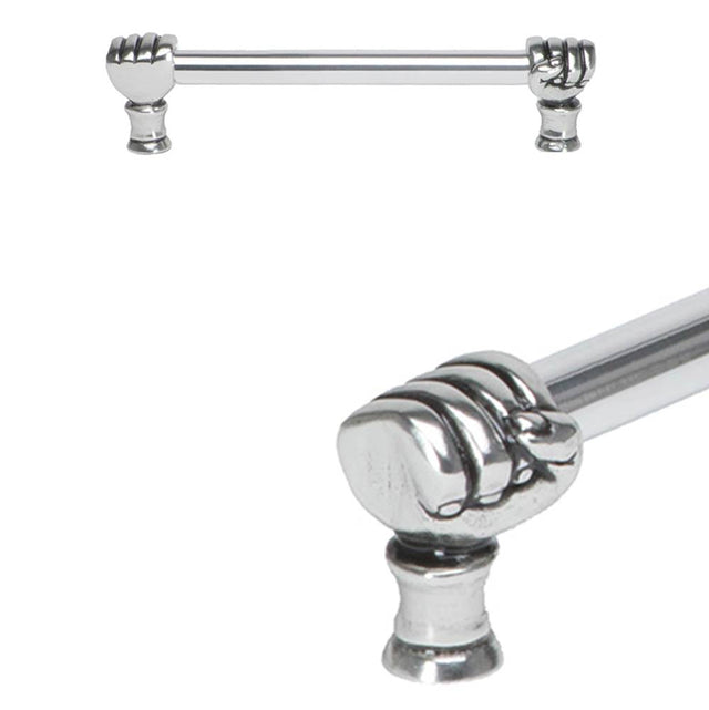 Carpe Diem Hardware - Carpe Diem Fist 6'' O.C. Approximately W/ 1/2'' Smooth Round Bar Long Pull - Chalice