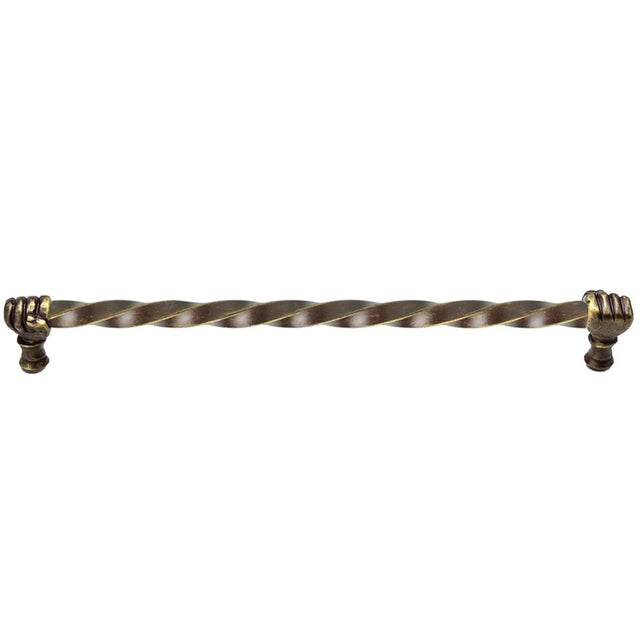 Carpe Diem Hardware - Carpe Diem Fist 18'' O.C. Approximately Long Pull - Gilded Mercury