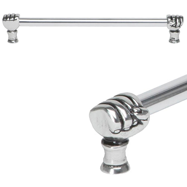 Carpe Diem Hardware - Carpe Diem Fist 18'' O.C. Approximately W/ 1/2'' Smooth Round Bar Long Pull - Chalice