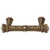 Carpe Diem 6328-3C Crowning Glory Queen Elizabeth Antique Brass Queen Elizabeth 3'' O.C. Pull W/ Swarovski Crystals