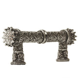 Carpe Diem 6328-3C Crowning Glory Queen Elizabeth Antique Brass Queen Elizabeth 3'' O.C. Pull W/ Swarovski Crystals